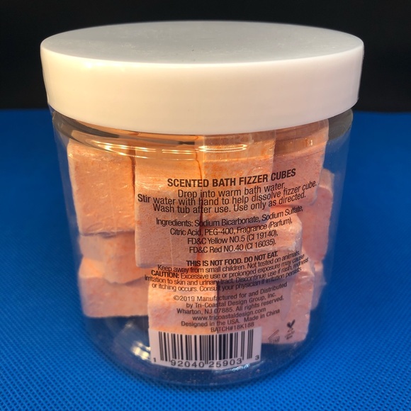 HELLO SUGAR Mango Peach Scented Bath Fizzer Cubes - Picture 2 of 2